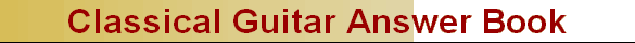 Classical Guitar Answer Book