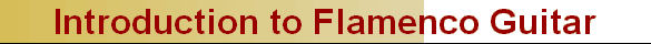 Introduction to Flamenco Guitar