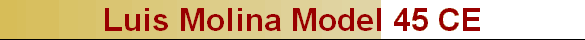 Luis Molina Model 45 CE