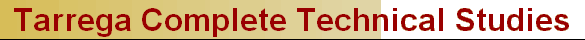 Tarrega Complete Technical Studies